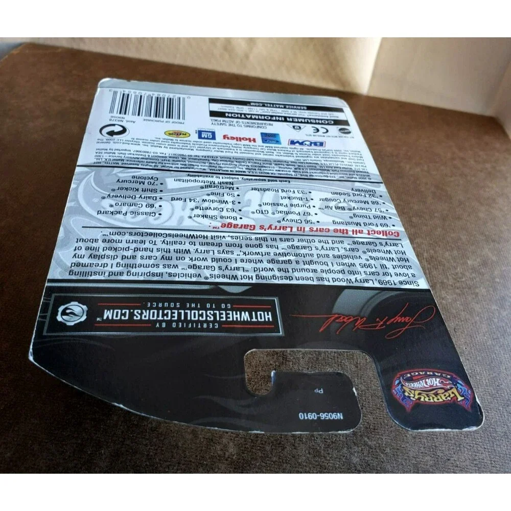 2009 Hot Wheels DAIRY DELIVERY MTFLK Silver / Purple LARRY'S GARAGE #12/20 RR5SP